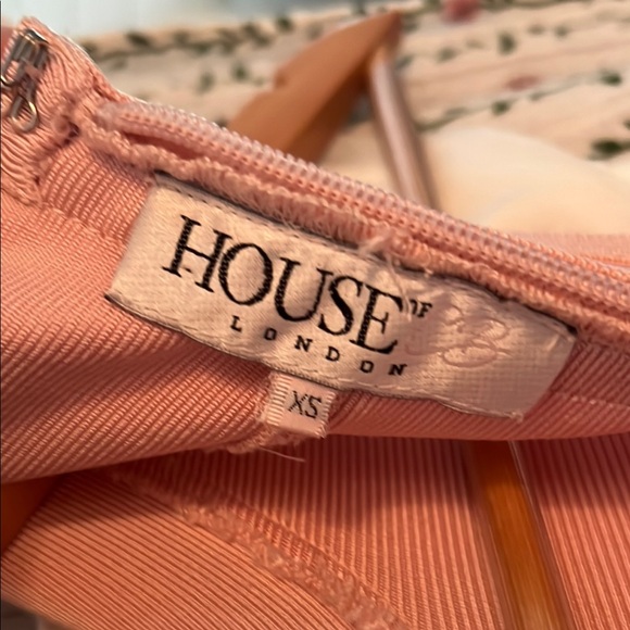 Pink Ruched Halter Midi Dress for Cocktail - Picture 3 of 7